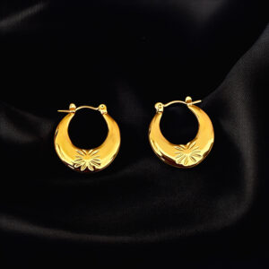 CHIC GOLD HOOPS Earrings