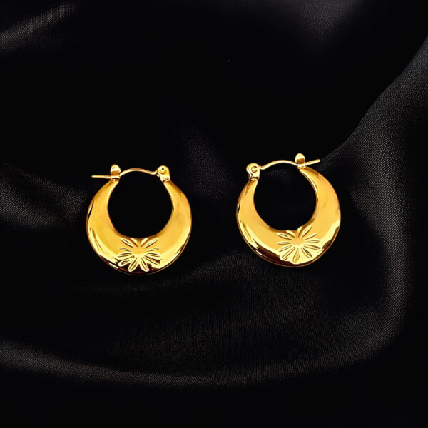 CHIC GOLD HOOPS Earrings