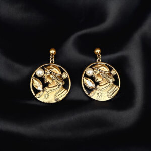 You in Pearl earrings