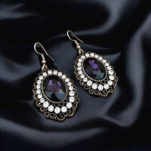 Violet Starburst earrings