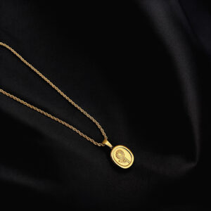 Rosebud Circle pendant