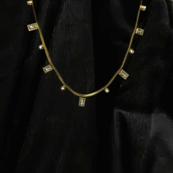 "Golden Threads" pendant