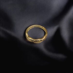 Minimal Infinity Band – Gold-Plated Steel