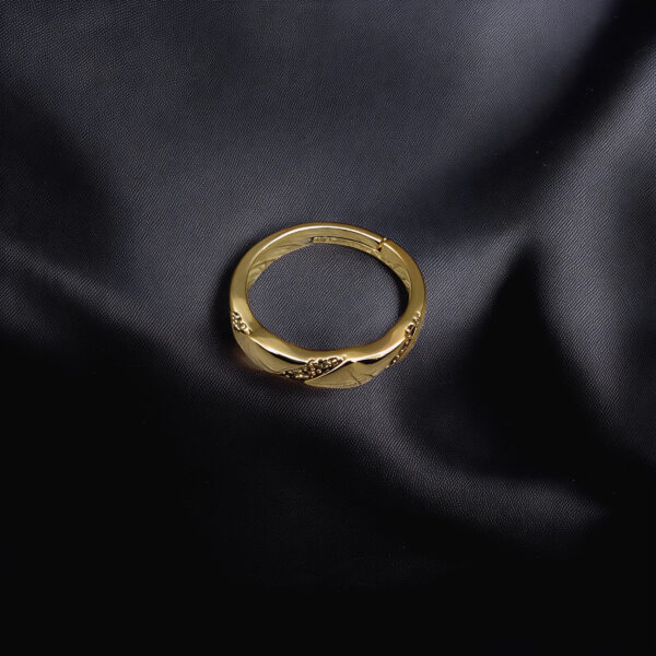 Minimal Infinity Band – Gold-Plated Steel