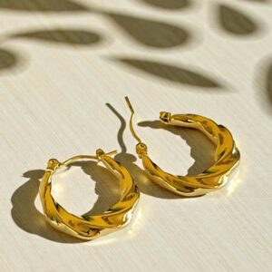 Glam Hoop earrings for women by ak elelgant gems