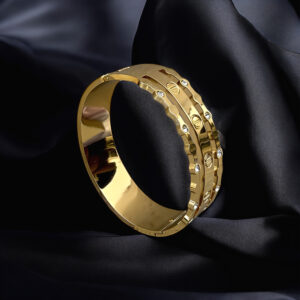 ✨ Golden Majesty Duo Bangle