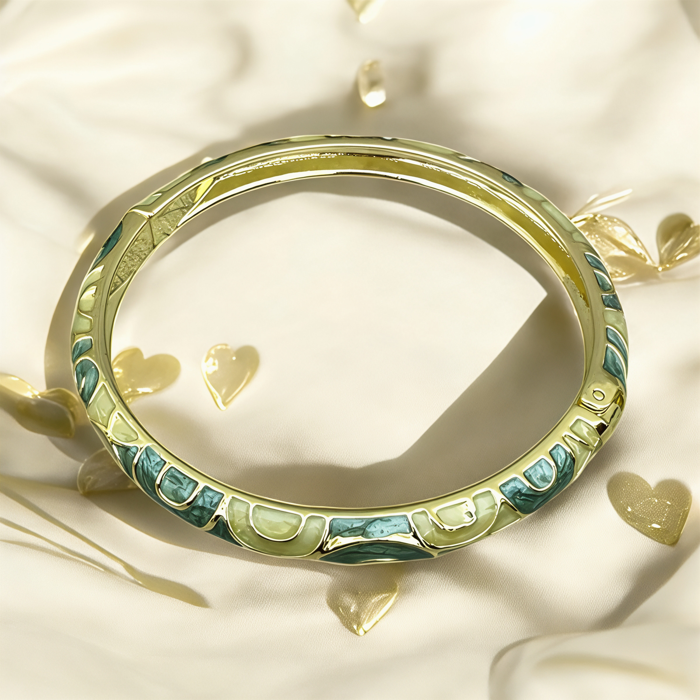 ✨ Golden Majesty Duo Bangle